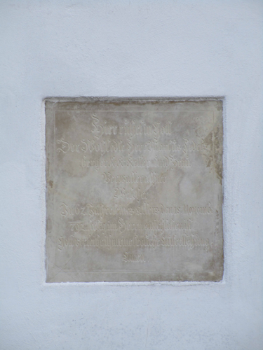 Erinnerungstafel Fidelsberger