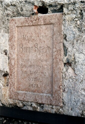 Erinnerungstafel Josef von Spaun