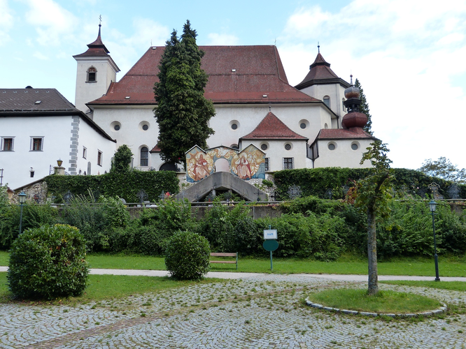 Friedhof Traunkirchen - Wandbild