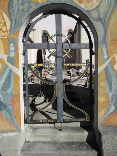 Friedhof Traunkirchen - Wandbild