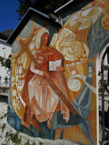 Friedhof Traunkirchen - Wandbild