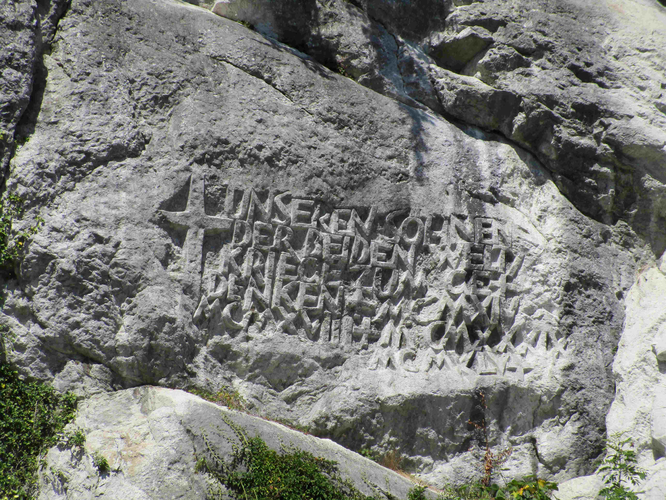 Felsenmal Kriegerdenkmal