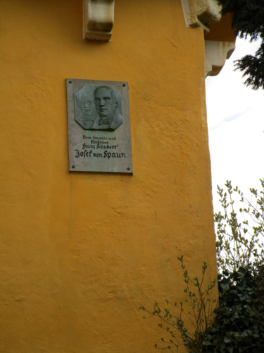 Gedenktafel Schubert