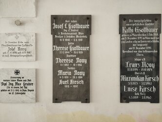 Epitaphe im Schloss Weidenholz