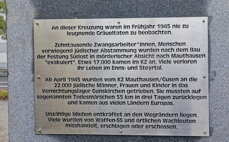 Mahnmal wider das Vergessen
