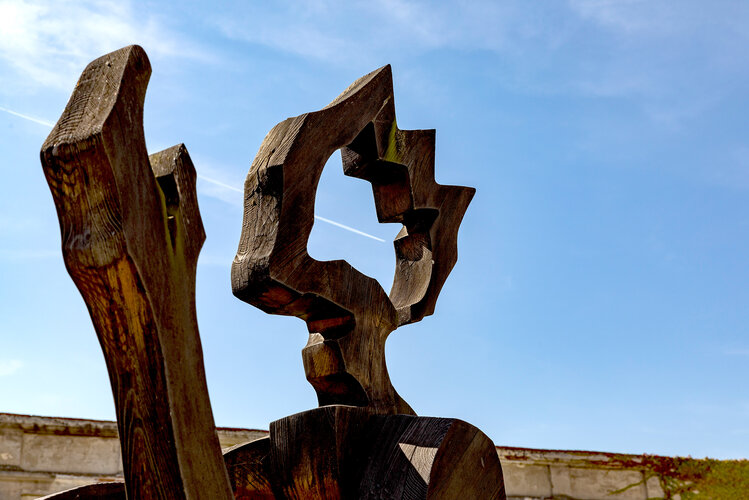 Skulptur Ein Empfangender