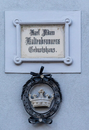Erinnerungstafel C.A.Kaltenbrunner