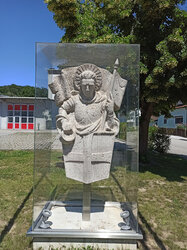 Hl. Florian-Relief bei der Feuerwehrzentrale St. Florian