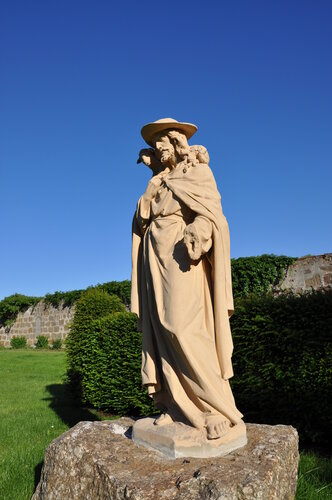 Klostergarten/Guter Hirte-Statue