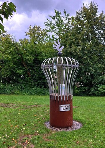 Metallskulptur-Pfarrgarten