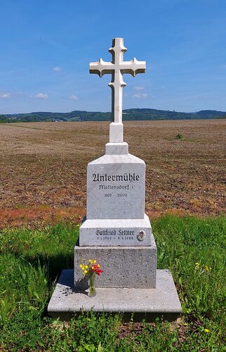 Gedenkstein ehemalige Untermühle