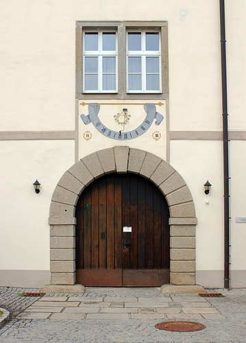 Klostergarten-Sonnenuhr Südfassade