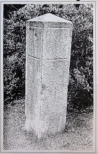 Grenzstein Habau-Garten