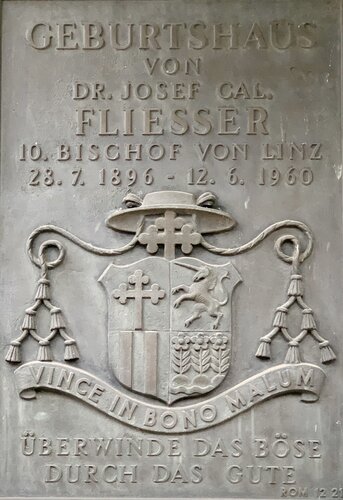 Gedenktafel Bischof Dr. Josef Calasanz Fließer