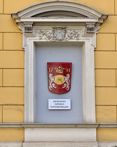 Gedenktafel 1791 Privilegierte Mühlstein Handelskompagnie