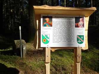 Grenzstein- Infotafel