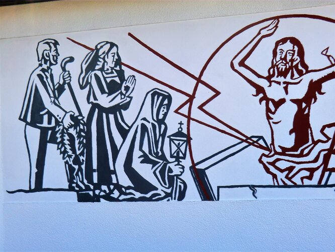 Leichenhalle - Auferstehungsbild