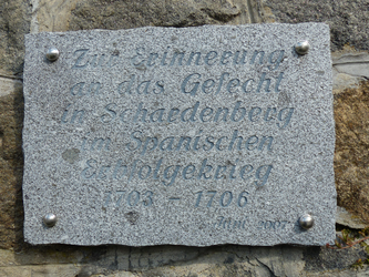 Friedhofsmauer - Erinnerungstafel