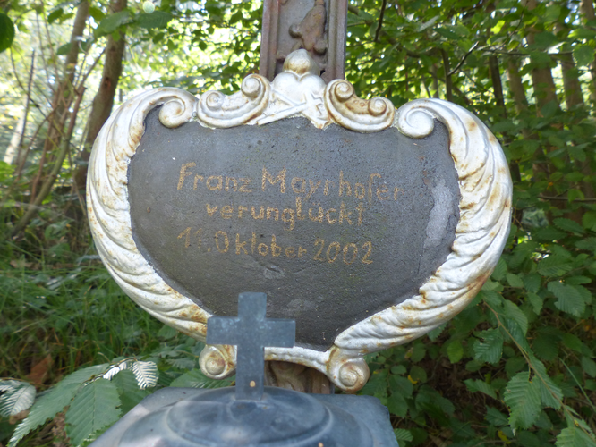 Gedenkkreuz Lindenberg Mayrhofer Franz