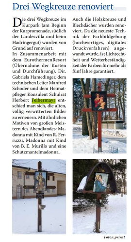 Kurparkkreuz beim Hadringergut