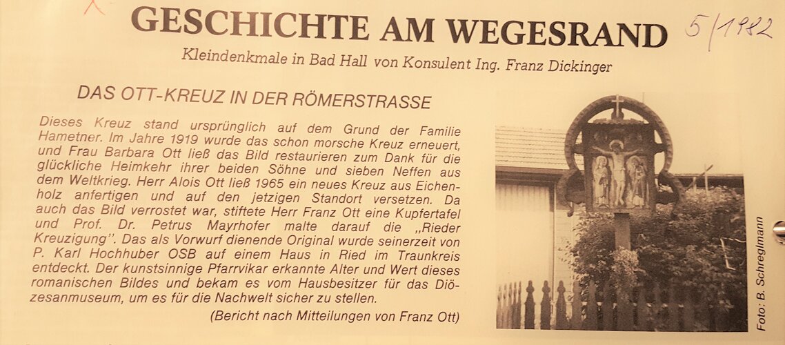 Ott-Kreuz in der Römerstraße