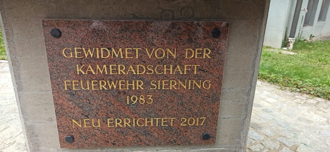 Kapellenbildstock der FF Sierning