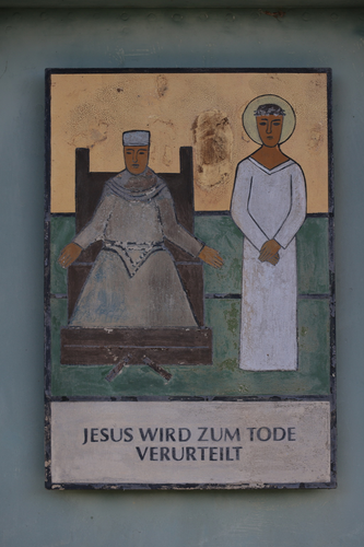 Kreuzweg am Kreuzberg 01. Station