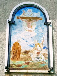 Oberstrasser - Hausbild, Haustüre