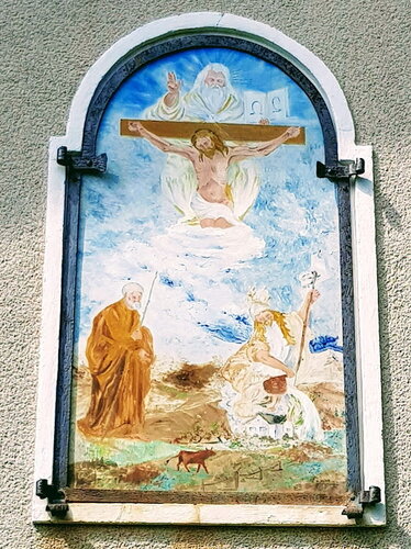 Oberstrasser - Hausbild, Haustüre
