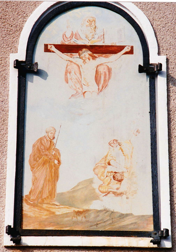 Oberstrasser - Hausbild, Haustüre