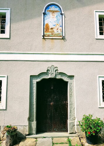 Oberstrasser - Hausbild, Haustüre