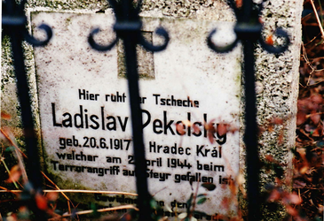 Grabstein eines Tschechen