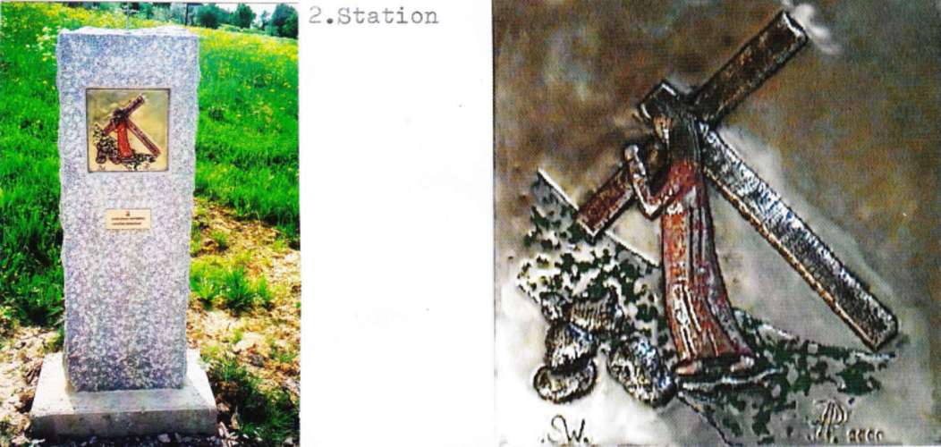 Kreuzweg in der Gmainstraße 02. Station