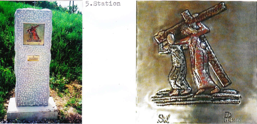Kreuzweg in der Gmainstraße 05. Station