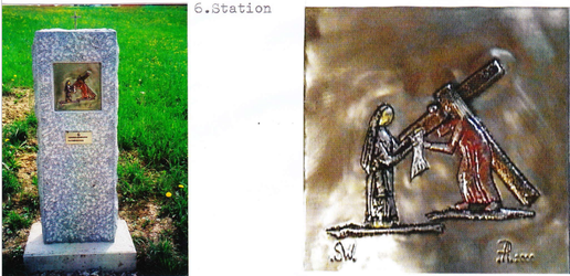 Kreuzweg in der Gmainstraße 06. Station