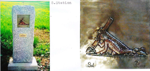 Kreuzweg in der Gmainstraße 08. Station