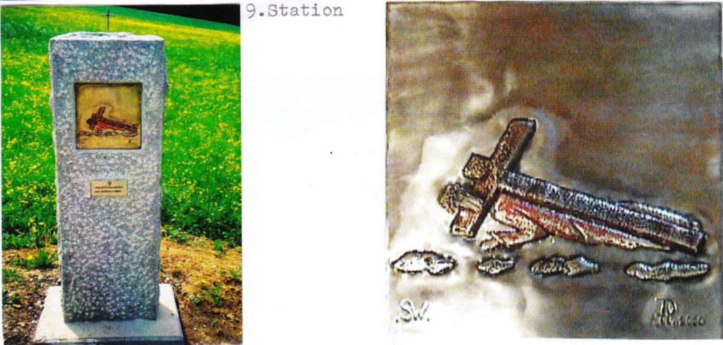 Kreuzweg in der Gmainstraße 09. Station