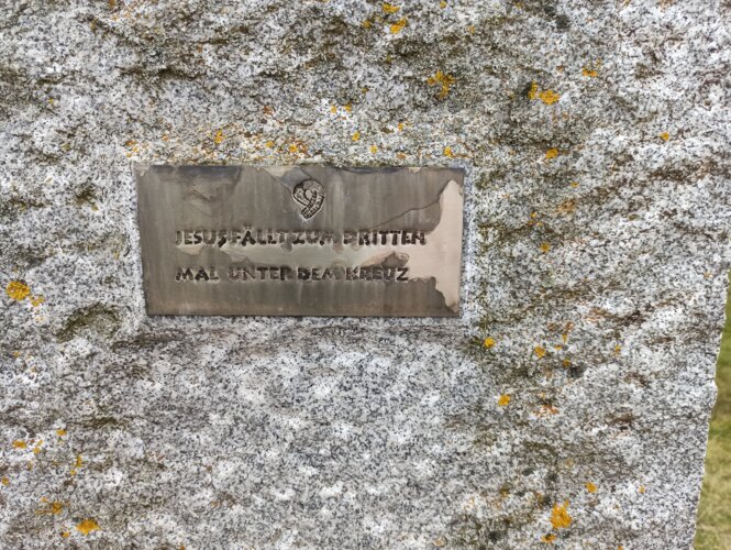 Kreuzweg in der Gmainstraße 09. Station