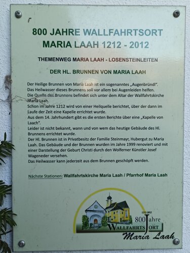 Augenbründl - Kapelle Maria Laah