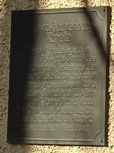 Mayr zu Hauzenbach Kapelle