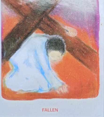 Kreuzweg Wolfern 07. Station