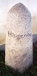 Hagenauer Grenzstein