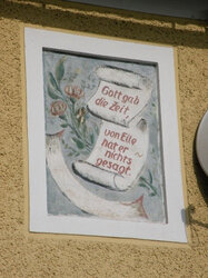 Mayr im Feld - Spruch