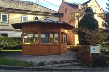 Modell Schloss und Stadt Steyregg im Pavillon