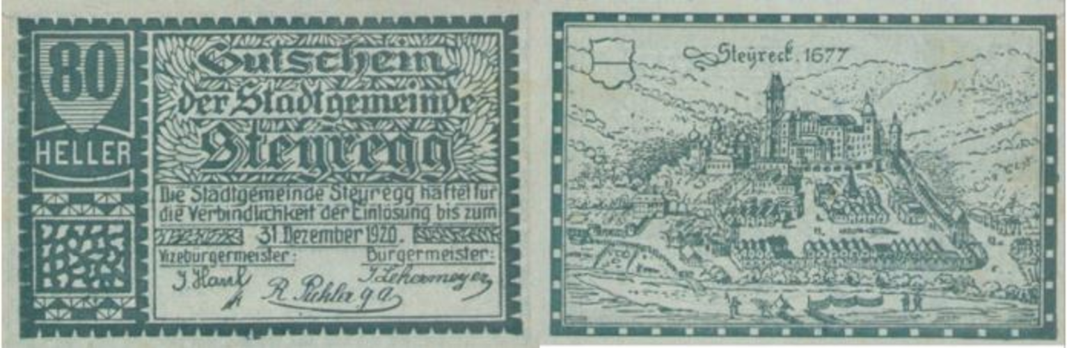 Modell Schloss und Stadt Steyregg im Pavillon