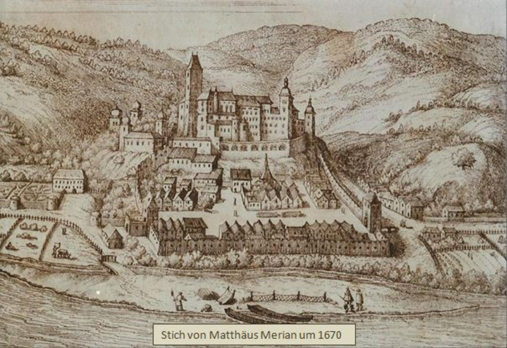 Modell Schloss und Stadt Steyregg im Pavillon