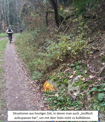 Teufelsstein bei Enzenpühringer Kapelle