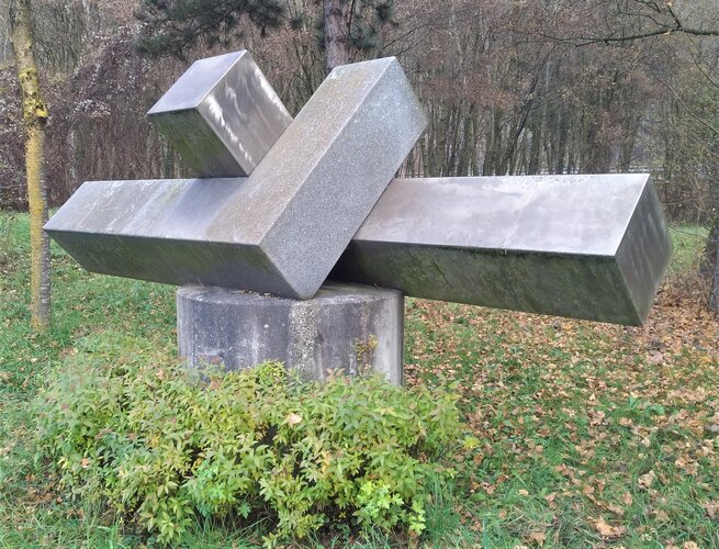 Skulptur Steyregger Donaubrücke
