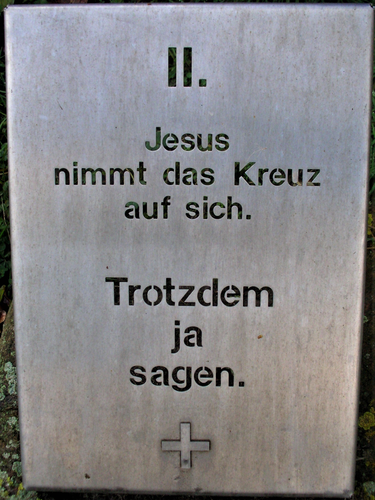 Kreuzweg Steyregg - 02. Station