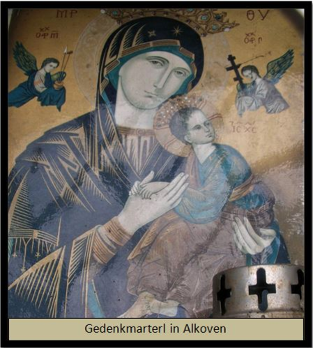 Gedenkstein Altgräfin Antoinette Salm - Reifferscheidt mit Töchter - Wohnhaus Salm